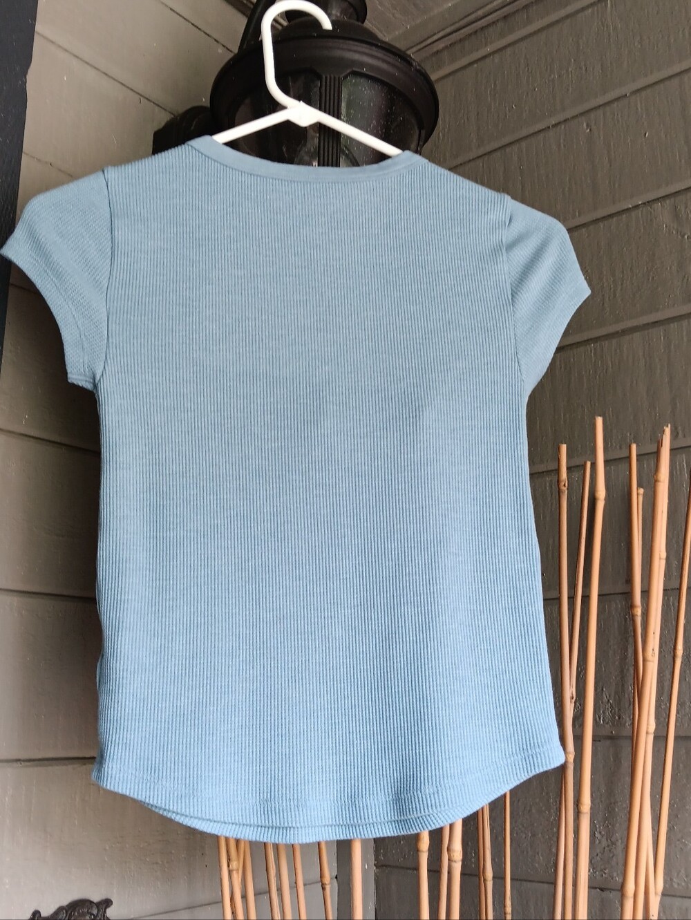LOT OF 2 American Eagle Outfitters Blue Baby Tees Size XS - Picture 7 of 8